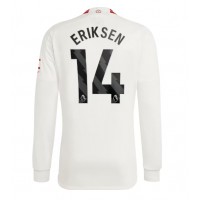 Manchester United Christian Eriksen #14 Tretí futbalový dres 2023-24 Dlhy Rukáv